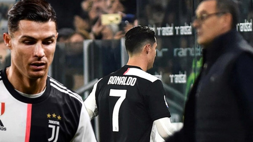 İtalya'da gündem Ronaldo'nun stadı terk etmesi!