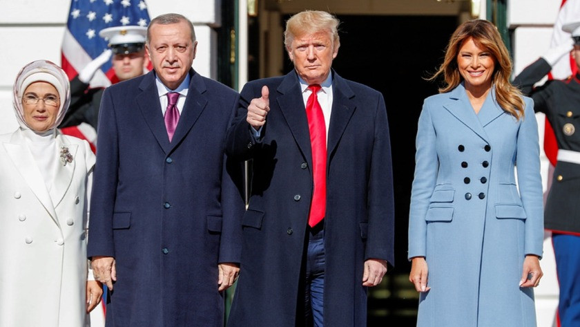 Cumhurbaşkanı Erdoğan, Trump ile görüşüyor