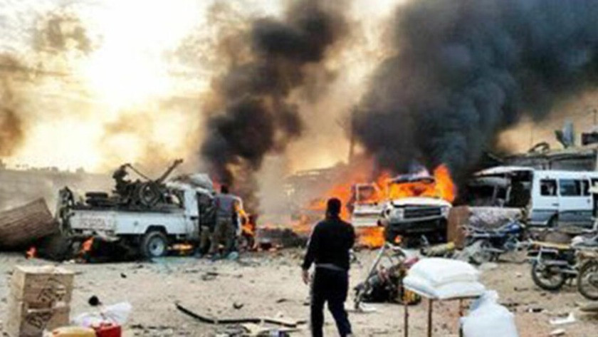 Terör örgütü PKK/YPG Rasulayn'da bombalı araç patlattı 17 ölü