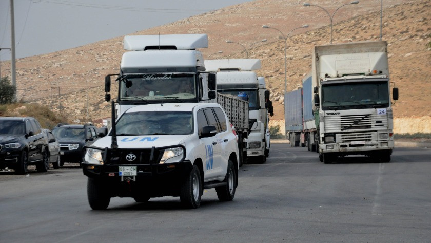 BM’den İdlib’e 40 TIR insani yardım