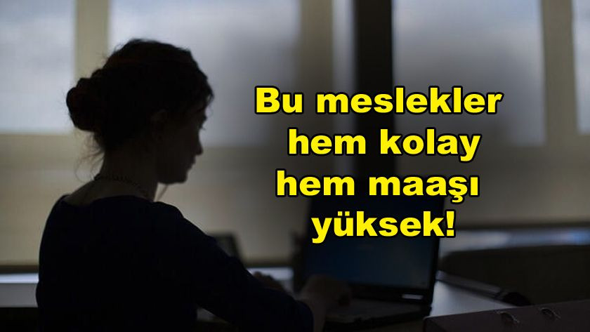 Bu meslekler hem kolay, hem maaşı yüksek ! - Sayfa 1