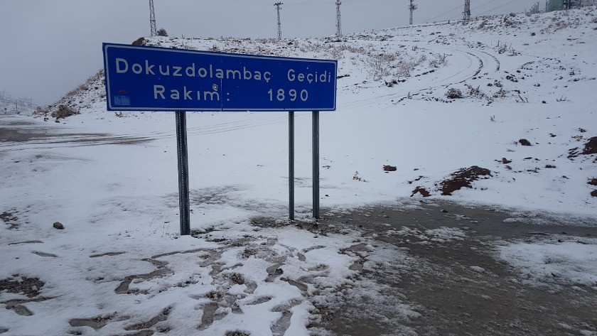 Kayseri'de kar yağışı