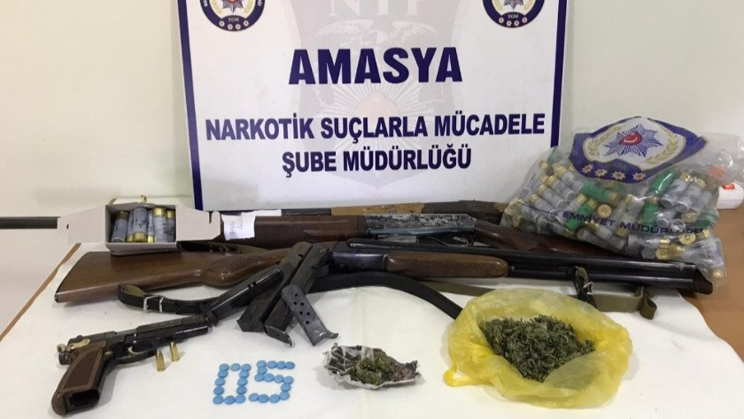 Amasya’da uyuşturucu operasyonu: 6 tutuklama
