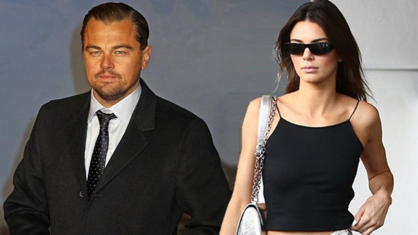 Leonardo DiCaprio ve Kendall Jenner'dan sıcak gece !