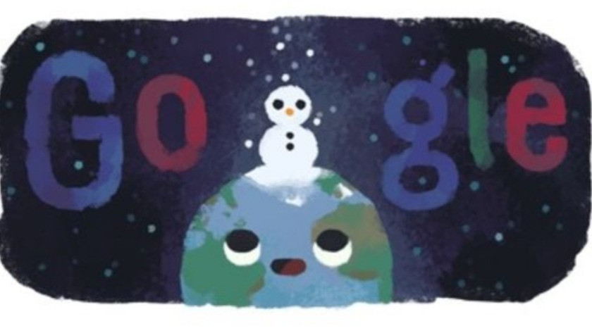 Google'dan kış dönümüne özel Doodle (22 Aralık 2019)