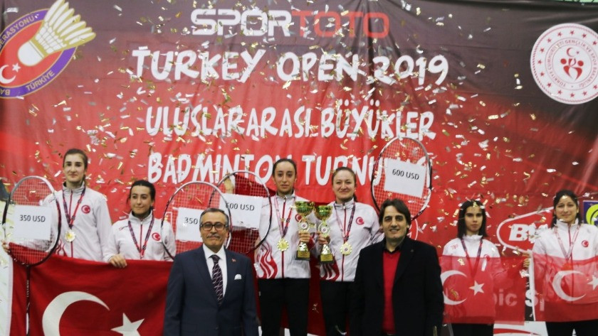 Türkiye, Uluslararası Badminton Turnuvası’nda 10 madalya kazandı