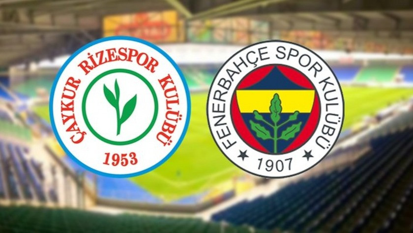 Çaykur Rizespor - Fenerbahçe maçın sonucu : 1 -2