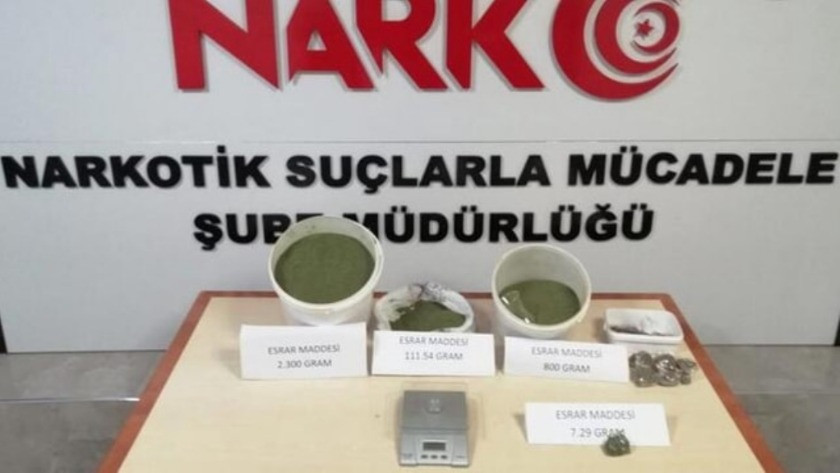 Kırıkkale'de kömürlükte 3 kilo esrar ele geçirildi