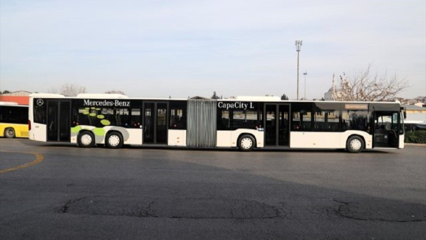 Metrobüs hattında çalışacak yeni aracın ''capacity' testine başlandı!