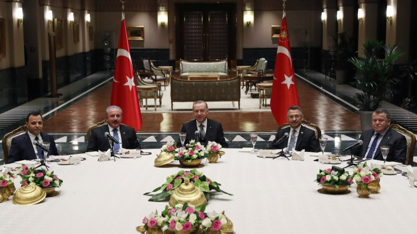 Erdoğan’dan yasama, yürütme ve yargı temsilcilerine yemek