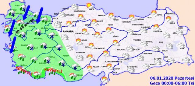Meteoroloji'den İstanbul için sarı uyarı ! - Sayfa 1