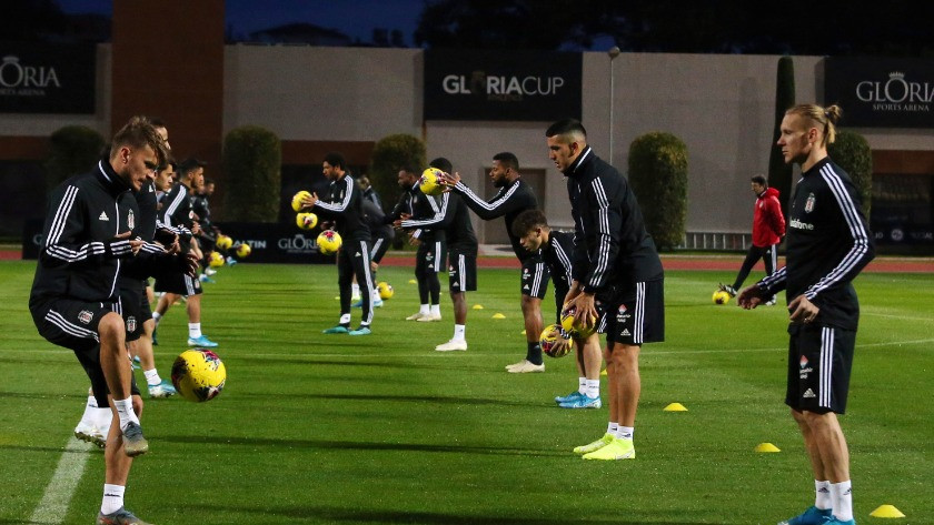 Beşiktaş, ikinci yarı hazırlıklarını sürdürdü