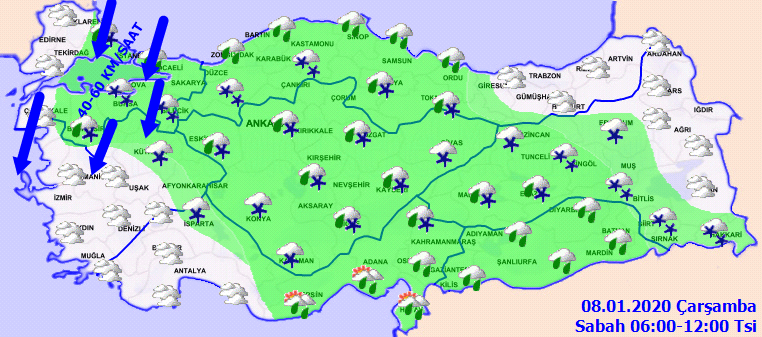 Yarın hava nasıl olacak ? 8 Ocak Çarşamba hava durumu - Sayfa 2