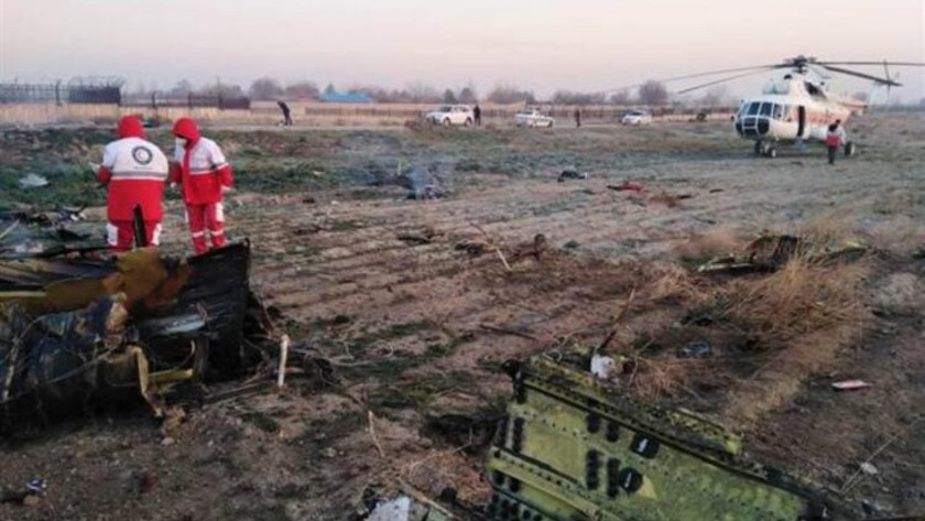 İran Tahran'da Ukrayna Havayollarına ait yolcu uçağı düştü !