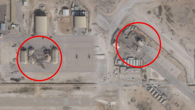 İran'ın vurduğu ABD üslerin uydu fotoğrafları ilk kez görüntülendi - Sayfa 1