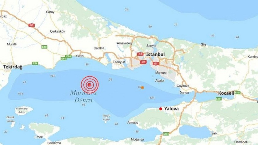 İstanbul'da şiddetli deprem !