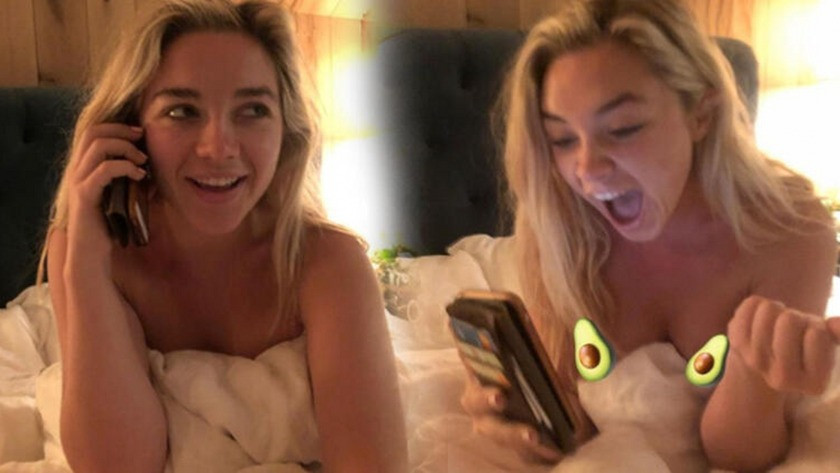 Florence Pugh, Oscar adaylığını yatakta öğrendi!