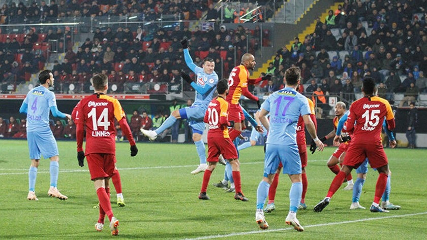 Çaykur Rizespor - Galatasaray maçın sonucu: 1-1