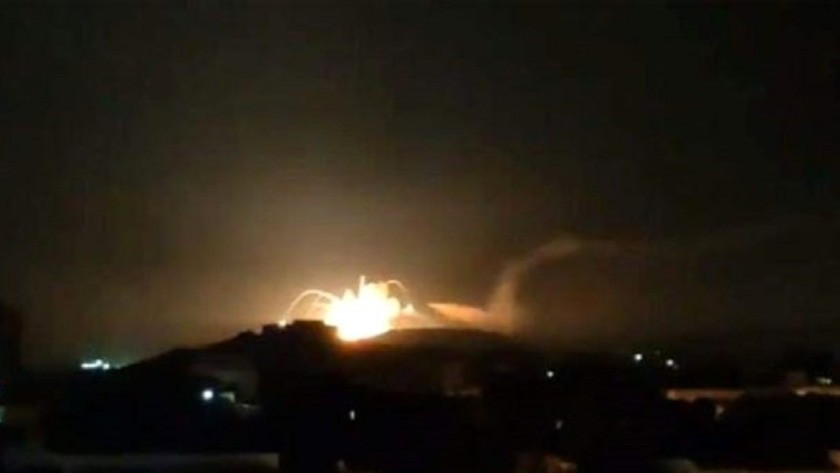 Suriye'nin doğusundaki askeri hava üssüne füzeli saldırı!