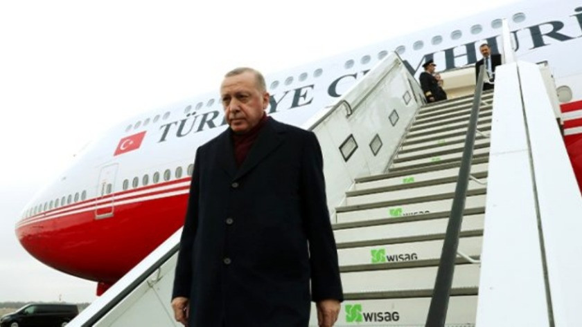 Erdoğan, Libya Konferansı için Berlin'de