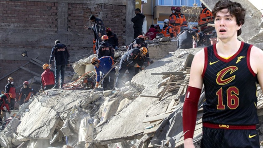 Cedi Osman'ın Elazığ depremi paylaşımı tepki çekti