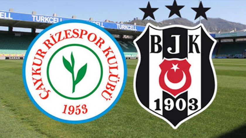 Çaykur Rizespor - Beşiktaş maç sonucu: 1-2 özet ve golleri izle