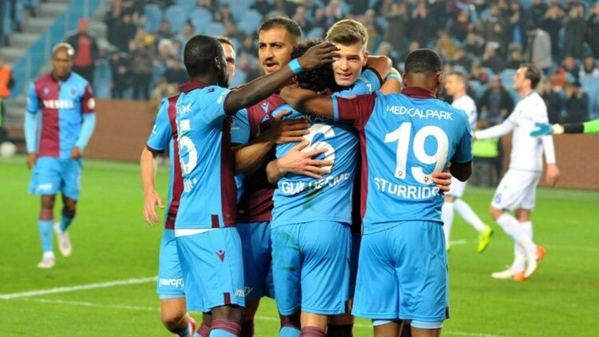 Trabzonspor - Erzurumspor maçın sonucu : 5 -0 özet ve golleri izle