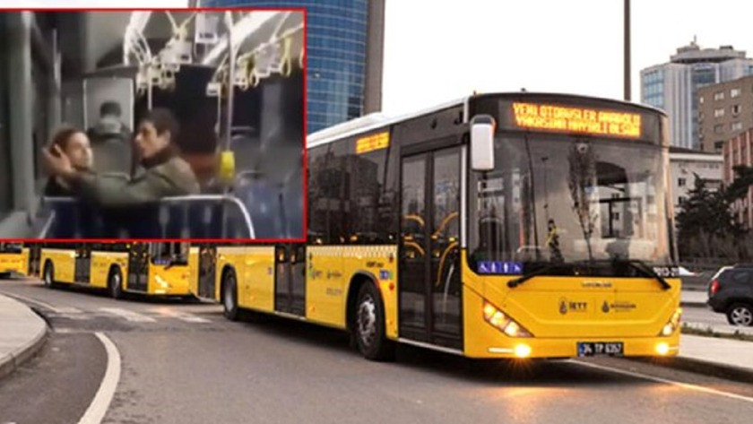 Otobüste öpüşen çifte :Burası Arabistan mı?tepkisi yağdı!