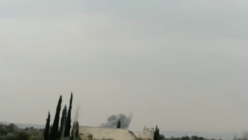 Rus uçakları Suriye'de hedefleri  böyle vurdu