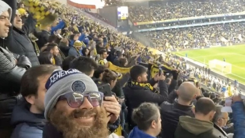 Fenerbahçe'nin efsane futbolcusu derbiyi böyle izledi