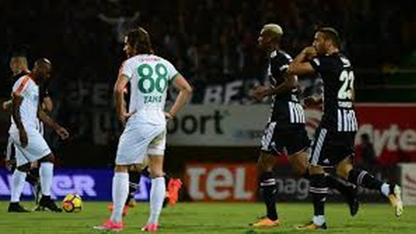 Alanyaspor -Beşiktaş maçın sonucu : 1-2 özet ve golleri izle