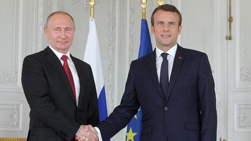 Putin ve Macron'dan İdlib görüşmesi