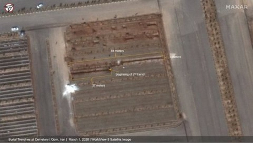 Washington Post: Uydu görüntülerine göre İran'da koronavirüs toplu mezarları var