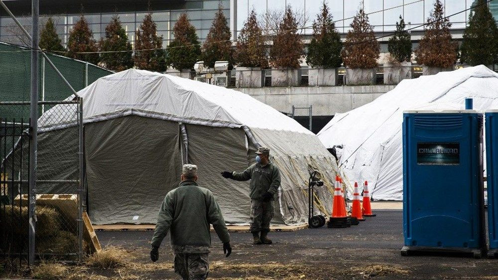 ABD hastanelerin bahçelerine  morg için çadırlar kuruyor! - Sayfa 3