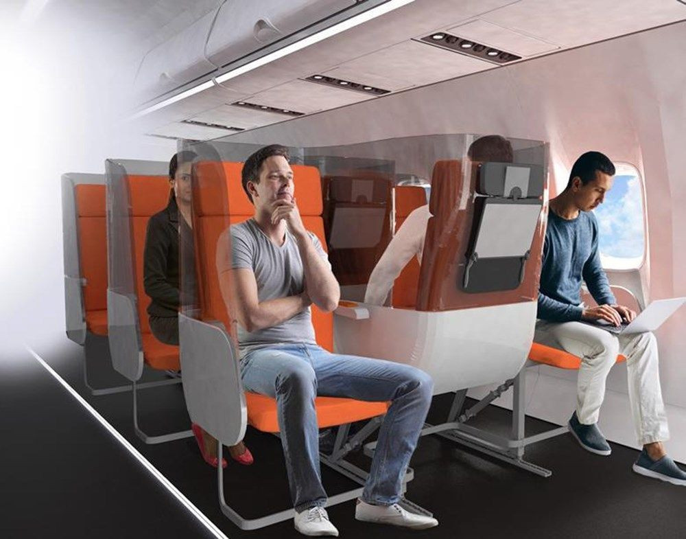 Corona virüs sonrası uçak yolculukları için yeni koltuk tasarımları  planlanıyor..! - Sayfa 3