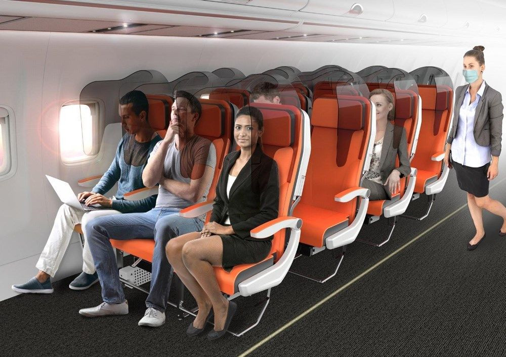 Corona virüs sonrası uçak yolculukları için yeni koltuk tasarımları  planlanıyor..! - Sayfa 4