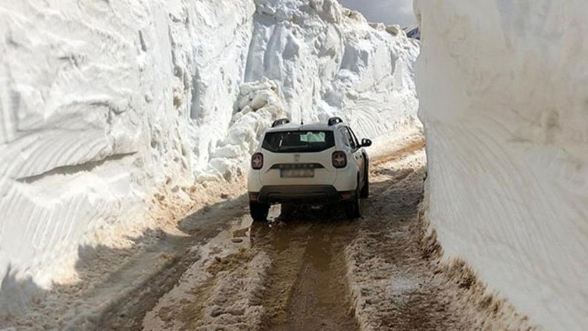 Antalya'daki kar görüntüleri dikkat çekti