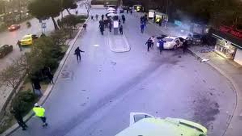 Beşiktaş'ta feci kaza