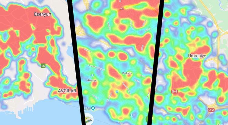 İl il koronavirüs yoğunluk haritası / Hayat Eve Sığar uygulaması - Sayfa 1