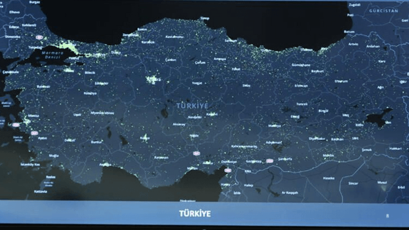 İstanbul'un en riskli ilçelerinin yoğunluk haritası . . .