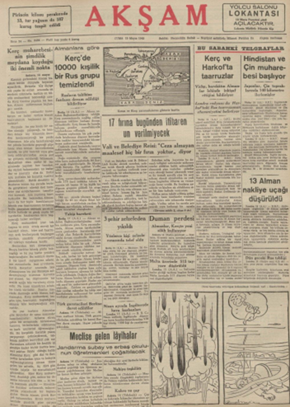 Tarihte bugünün 15 mayıs eski gazete  manşetleri - Sayfa 1