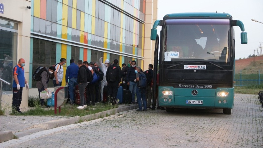 Yurt dışından Kırıkkale’ye getirilen 53 kişi, karantinaya alındı