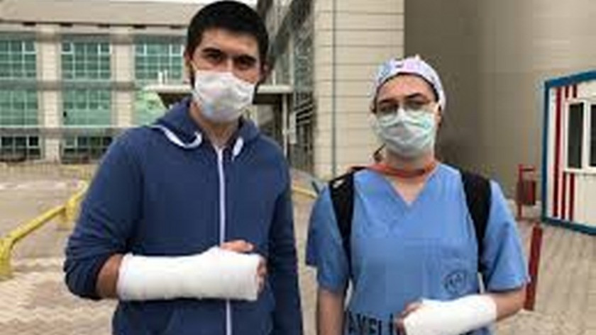 Kırıkkale’de iki doktora tekme-tokat şiddet !