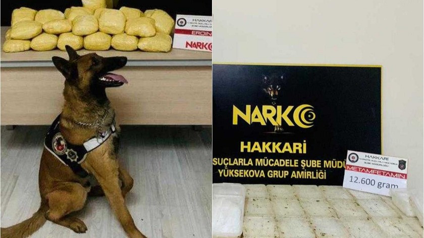 Yüksekova’da 12 kilo 300 gram uyuşturucu yakalandı