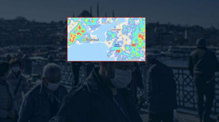 İstanbul'un koronavirüs yoğunluk haritası ilçe ilçe güncellendi! - Sayfa 1