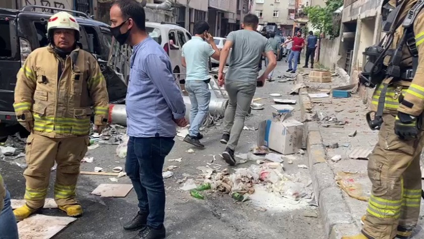 İstanbul Okmeydanı'nda işyerinde patlama meydana geldi