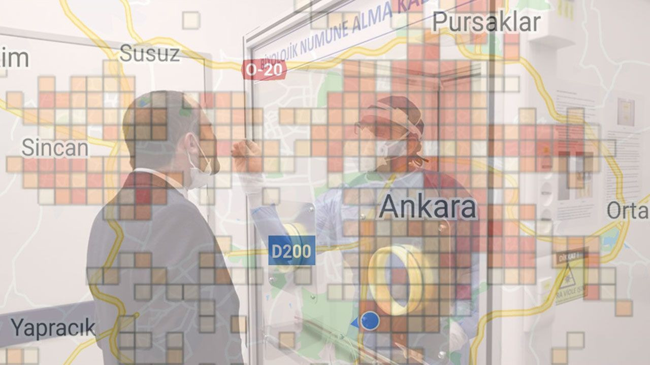 Ankara'nın ilçe ilçe koronavirüs yoğunluk haritası güncellendi - Sayfa 1