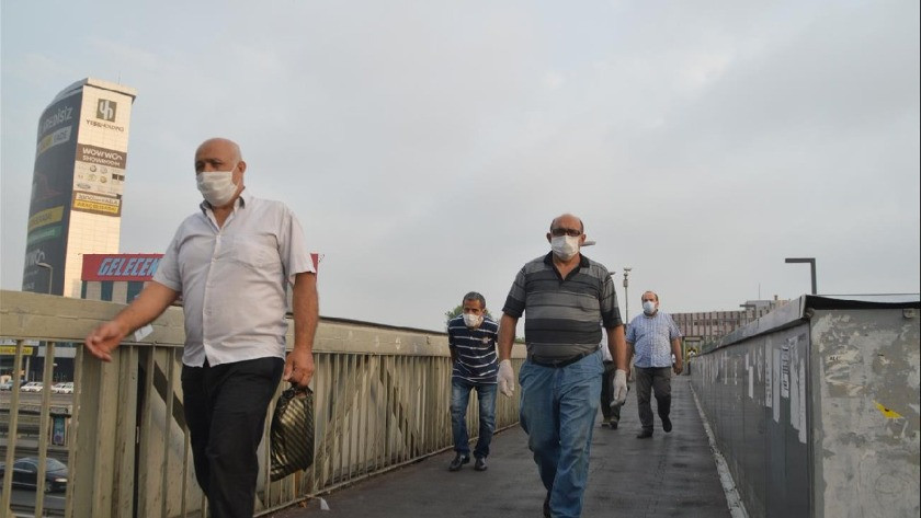 İstanbul'da maske takma zorunluğunun getirilmesinin ardından ilk gün