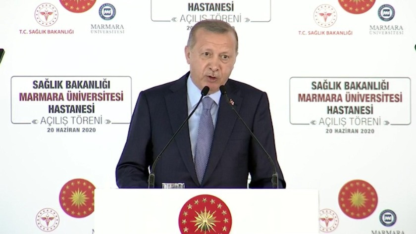 Erdoğan, Marmara Üniversitesi Hastanesi'nin açılışını yaptı!
