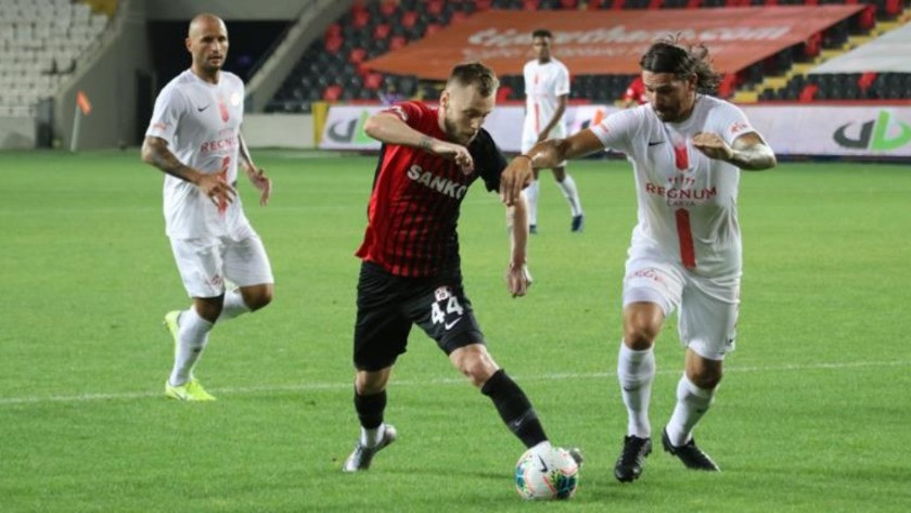 Gaziantep FK- Antalyaspor maç sonucu: 1-1 özet ve golleri izle